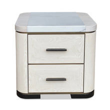 Load image into Gallery viewer, Orriano luxury bespoke bedside table with marquetry detail