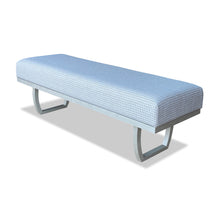 Load image into Gallery viewer, Luxury bespoke bench with custom fabric upholstery