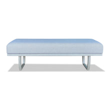 Load image into Gallery viewer, Luxury bespoke bench with custom fabric upholstery