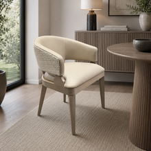 Load image into Gallery viewer, Bespoke dining chair handmade in Britain for interior designers of Luxury residential.