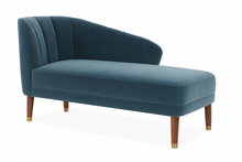 Load image into Gallery viewer, Made in Britain luxury chaise longue curved upholstered design