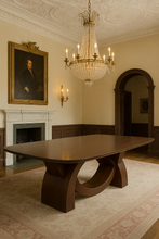 Load image into Gallery viewer, Richmond bespoke luxury dining table handcrafted timber design