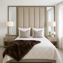 Load image into Gallery viewer, Royale bespoke headboard hand crafted luxury furniture made in Britain