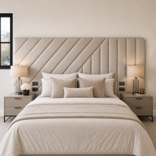 Load image into Gallery viewer, Bespoke luxury headboard for interior designers by Golz Bespoke