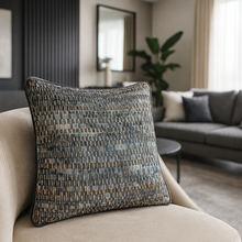 Load image into Gallery viewer, Black Edition - Tiano Gunmetal Scatter Cushion
