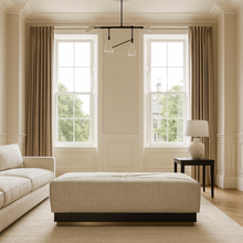 Load image into Gallery viewer, Contemporary upholstered luxury bench for bespoke interiors