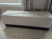 Load image into Gallery viewer, Contemporary upholstered luxury bench for bespoke interiors