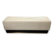Load image into Gallery viewer, Contemporary upholstered luxury bench for bespoke interiors
