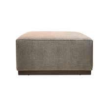 Load image into Gallery viewer, Upholstered Amcross ottoman for luxury living room interiors