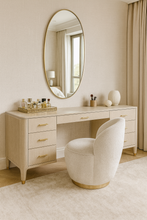 Load image into Gallery viewer, Luxury bespoke dressing chair for interior designers