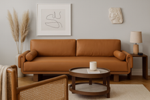 Load image into Gallery viewer, Basal Sofa styled in modern London living room – bespoke furniture for interior designers