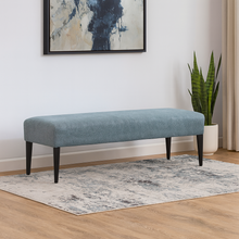 Load image into Gallery viewer, Handmade luxury upholstered bench for bespoke interiors