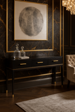 Load image into Gallery viewer, Broadman Bespoke Luxury Console Table handcrafted in Britain for luxury interior design projects, featuring elegant contemporary styling and premium craftsmanship.