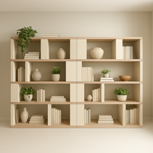 Load image into Gallery viewer, Made in Britain luxury shelving unit open display living room UK
