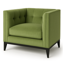 Load image into Gallery viewer, Luxury bespoke Cavendish sofa in fabric – 3-seat sofa for London home interior