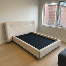 Load image into Gallery viewer, Contemporary luxury bed made in Britain for luxury living interiors