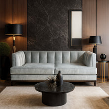 Load image into Gallery viewer, Dario Sofa styled in contemporary living room – luxury bespoke furniture for London homes
