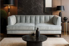 Load image into Gallery viewer, Dario Sofa styled in contemporary living room – luxury bespoke furniture for London homes