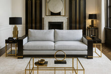 Load image into Gallery viewer, De Pree Sofa styled in elegant London living room – bespoke furniture for interior designers