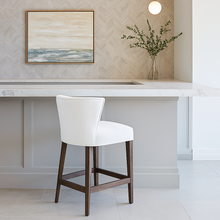 Load image into Gallery viewer, Fallon Bar Stool bespoke luxury furniture London made in Britain