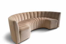 Load image into Gallery viewer, Fallow bespoke banquette seating in luxury upholstery