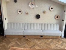 Load image into Gallery viewer, Fleet bespoke banquette seating in premium upholstery