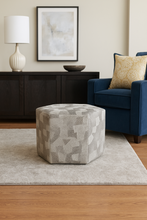 Load image into Gallery viewer, Organic asymmetric luxury pouf for bespoke interiors