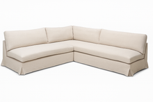 Load image into Gallery viewer, Hampstead Corner Sofa front view showing deep seating and classic design