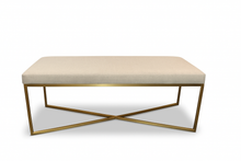 Load image into Gallery viewer, Luxury hallway bench handcrafted in Britain