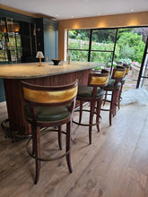 Load image into Gallery viewer, Langham Bar Stool DL New luxury bespoke furniture handcrafted in Britain