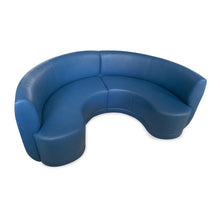 Load image into Gallery viewer, Custom upholstered curved dining banquette – Sarratt model