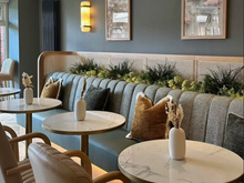 Load image into Gallery viewer, Made-to-order bespoke banquette seating furniture