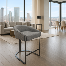 Load image into Gallery viewer, Manhattan Barstool New bespoke luxury furniture handcrafted in Britain