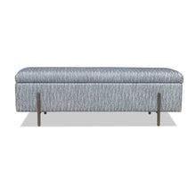 Load image into Gallery viewer, Upholstered luxury storage bench for bespoke interiors