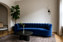 Load image into Gallery viewer, Nest Sofa styled in contemporary London living room – bespoke furniture for interior designers