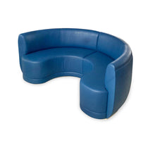 Load image into Gallery viewer, Custom upholstered curved dining banquette – Sarratt model