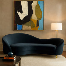 Load image into Gallery viewer, Senator Sofa styled in elegant London living room – bespoke furniture for interior designers