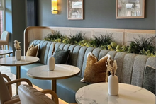 Load image into Gallery viewer, Sherlock bespoke banquette seating in premium upholstery