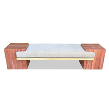 Load image into Gallery viewer, Premium British made upholstered bench