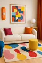 Load image into Gallery viewer, Luxury pouf designed for bespoke interiors in the UK