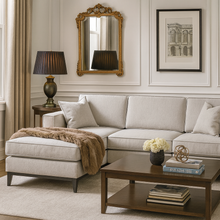 Load image into Gallery viewer, Luxury bespoke Wellington corner sofa handcrafted in London