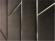 Load image into Gallery viewer, Anji bespoke headboard hand crafted luxury furniture made in Britain
