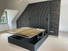 Load image into Gallery viewer, Balzac bespoke headboard hand crafted luxury furniture made in Britain