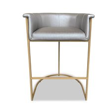 Load image into Gallery viewer, British made bespoke furniture Bronx Bar Stool handcrafted UK