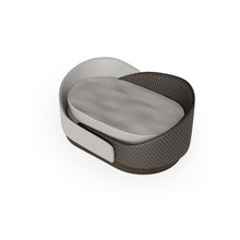Load image into Gallery viewer, Luxury upholstered dog basket for bespoke interiors