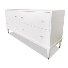 Load image into Gallery viewer, Claude dresser styled with luxury bedside tables