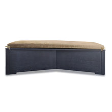 Load image into Gallery viewer, Handmade luxury oak storage bench for bespoke interiors