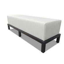Load image into Gallery viewer, Handmade luxury upholstered bench for bespoke interiors