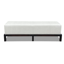 Load image into Gallery viewer, Handmade luxury upholstered bench for bespoke interiors