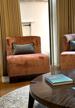 Load image into Gallery viewer, British made bespoke furniture Gabin occasional chair handcrafted UK